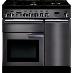 Rangemaster Professional+ 90cm  86870 Natural Gas Range Cooker in Stainless Steel with FSD Hob